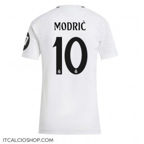 Real Madrid Luka Modric #10 Prima Maglia Femmina 2024-25 Manica Corta